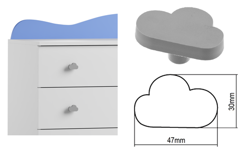 biurko dla dziecka CLOUDS NB10 do pokoju dziecięcego 100x50 na Arena.pl