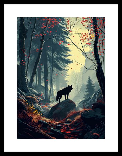 Plakat 20,5x28,4cm Leśne Echa zdjęcie 3