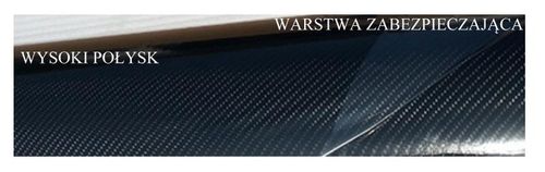 FOLIA CARBON 5D 6D POŁYSK SZEROKOŚĆ 150cm na Arena.pl