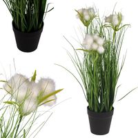 TRAWA SZTUCZNA ROŚLINA W DONICZCE SZTUCZNE KWIATY