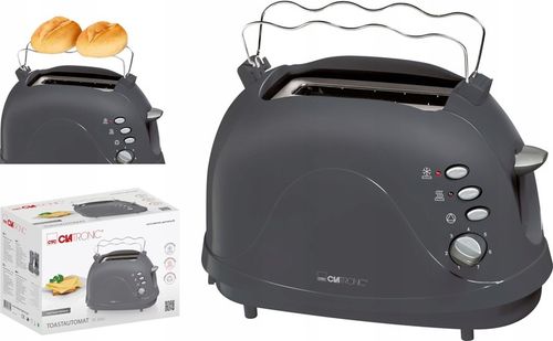 Toster na 2 kromki Clatronic TA 3565 Szary na Arena.pl
