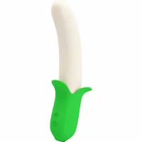 pretty love banana knight silikonowy model 7 trybow wibracji zielony