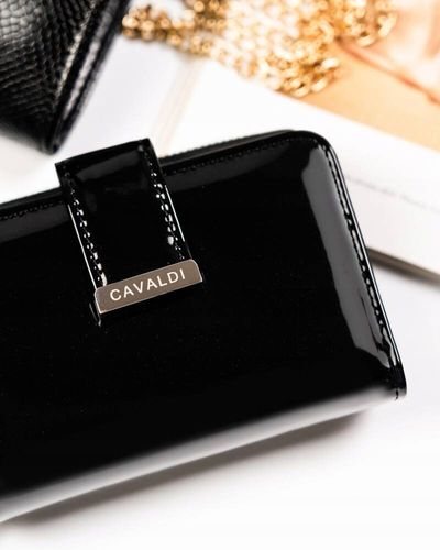 portfel damski na zamek i zatrzask - 4u cavaldi na Arena.pl