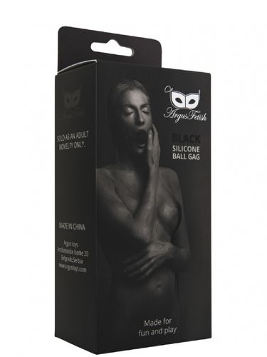 black silicone ball gag na Arena.pl
