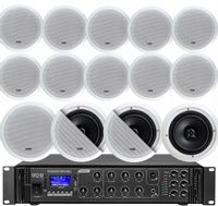 NAGŁOŚNIENIE SUFITOWE TONSIL 6 STREF JAKOŚĆ 14