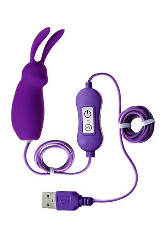 a toys, vibro egg bunny, with control panel, silicone, violet na Arena.pl