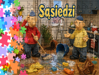 Puzzle tradycyjne - Sąsiedzi - Pat i Mat