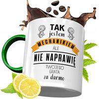 Kubek Zielony Dla Mechanika Na Urodziny Prezent