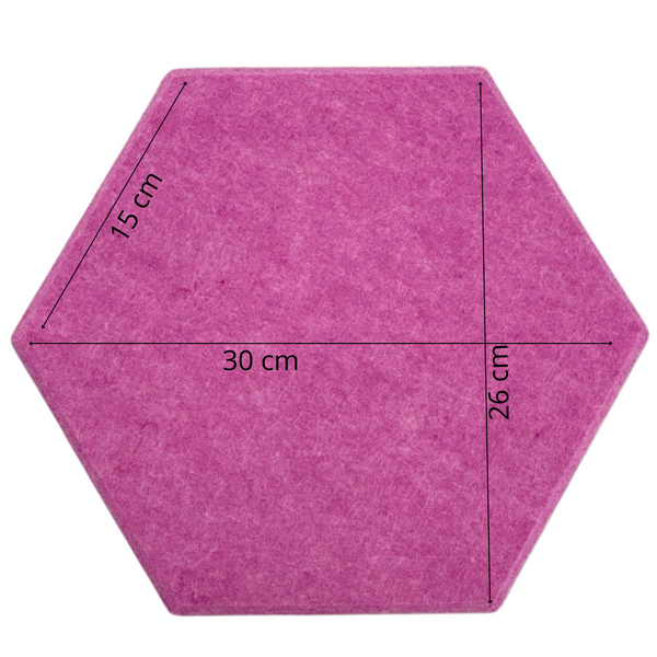 Panele Ścienne Filcowe 3D Heksagon Zagłówek Samoprzylepne Akustyczne Soft zdjęcie 4