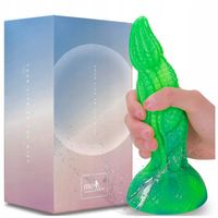 Dildo penis dragon świecący korek analny przyssawka wagina anal hot zabawy