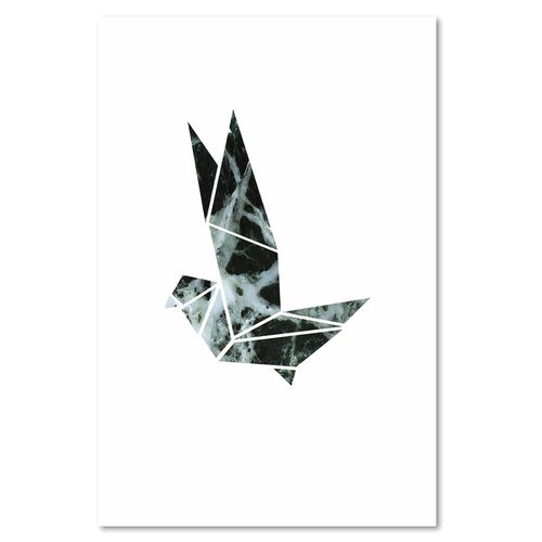 Obraz na płótnie – Canvas, geometryczny ptak 60x90 na Arena.pl