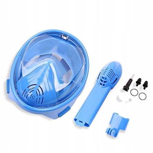 Maska Pełnotwarzowa Do Nurkowania Snorkelingu Dla Dzieci z Rurką XS OceanX na Arena.pl