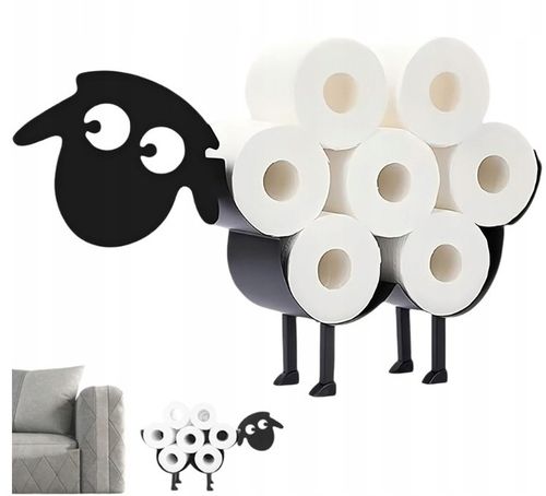 STOJAK UCHWYT STOJAK BARAN OWCA WIESZAK NA PAPIER TOALETOWY DO WC ŁAZIENKI na Arena.pl