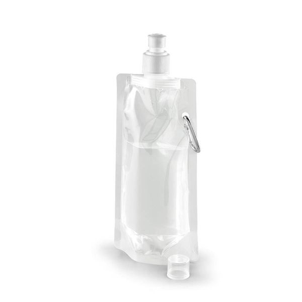 Składana butelka 460 ml, biała zdjęcie 3