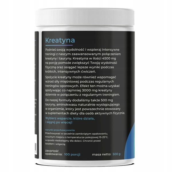 Kreatyna Monohydrat 500 g Keto Centrum zdjęcie 2