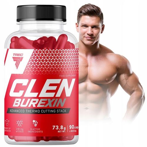 TREC CLENBUREXIN 90 kaps REDUKCJA MASY ODCHUDZANIE TERMOGENIKA na Arena.pl