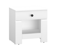 Szafka Nocna z Szufladą 1SZ 50 cm Biały Mat TAITI ML