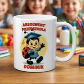 Kubek z imieniem - Absolwent Przedszkola - Biedronka