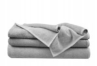 Tuva Home Zestaw 10x Ręcznik Myjka Spa Szary Bawełna Frotte 30x30cm