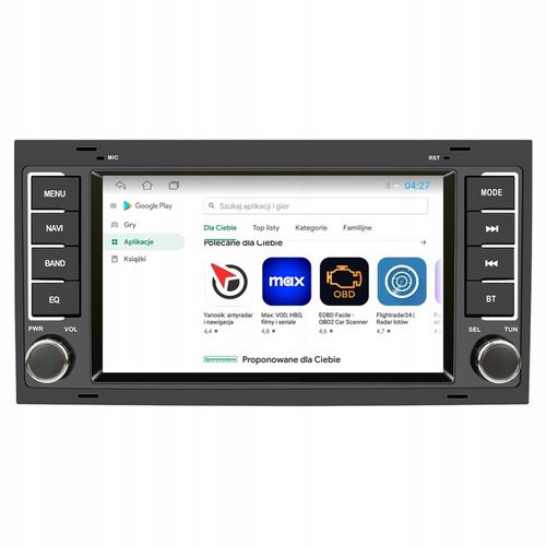 RADIO SAMOCHODOWE ANDROID 2+32 GB VW MULTIVAN T5 TOUAREG CAR PLAY ANDROID A na Arena.pl