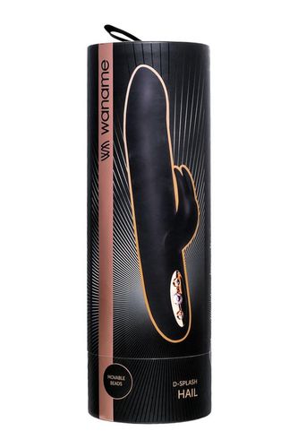 unrealistic waname d splash hail vibrator, silicone, black, 23.8 cm na Arena.pl