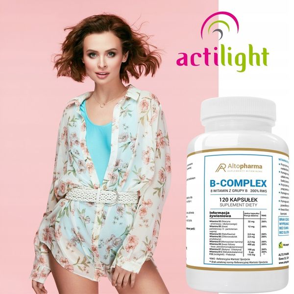 Witamina B-200 Complex B6 B9 B1 B2 B5 B7 B12 B3 zdjęcie 4