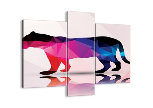 Obraz Na Płótnie - Pantera Rysunek - 95X80 Cm - Cb95X80-2808 na Arena.pl