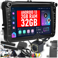 RADIO ANDROID 2DIN 2+32 GB 8 CALI VW PASSAT B6 B7 GOLF 5 V 6 VI SKODA SEAT