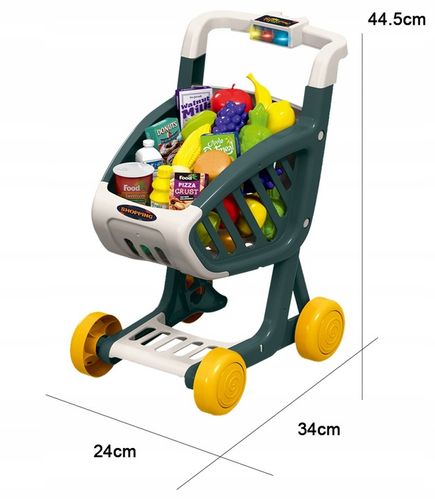Wózek Sklepowy Dla Dzieci KOSZYK Zakupowy Supermarket KASA AKCESORIA MATADI na Arena.pl