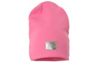 Pupill YOYO czapka dla dziewczynki prążkowana różowa 52-54