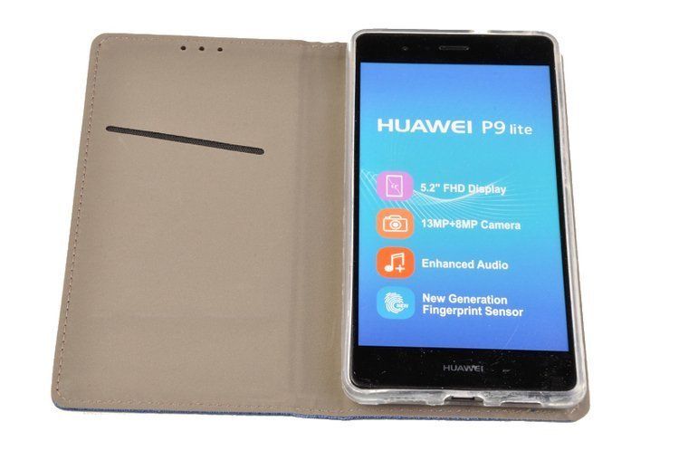 Etui Smart do Huawei P9 Lite niebieski zdjęcie 4