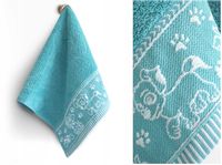 Ręcznik 30x50 Greno Kids Pieski w akcji aqua