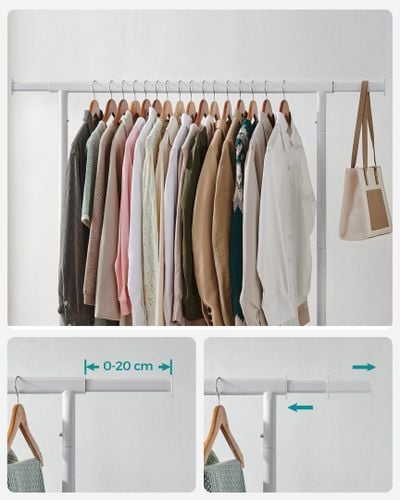 Wieszak na Ubrania na Kółkach - HSR011W01V1 na Arena.pl