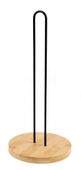 KADAX Stojak Na Ręcznik Papierowy Czarny Bambus