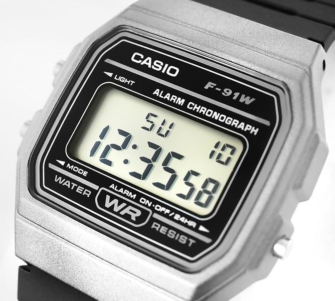 Zegarek Męski CASIO F-91WM-1BDF zdjęcie 4