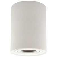 Spot LAMPA sufitowa SLP6319 MDECO okrągła OPRAWA natynkowy SPOT metalowy tuba biała