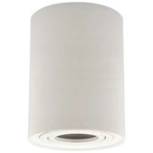 Spot LAMPA sufitowa SLP6319 MDECO okrągła OPRAWA natynkowy SPOT metalowy tuba biała