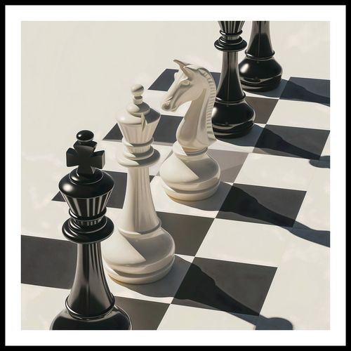 Plakat 60x60cm Szach i Mat na Arena.pl