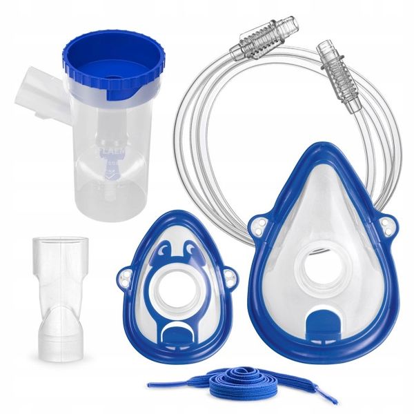 ZESTAW DO INHALACJI RF8 MASKIx2 USTNIK Microfine+ VITAMMY zdjęcie 1