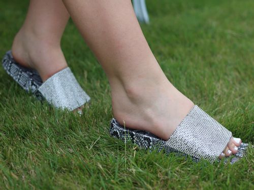 Klapki gumowe wężowy wzór cyrkonie 36 na Arena.pl