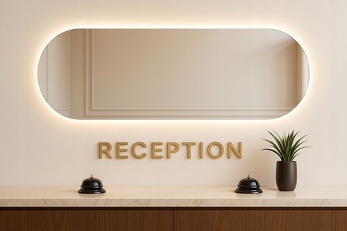 Lustro owalne LED COB łazienkowe, uniwersalne 100x50 cm bez ramy IP 67 na Arena.pl