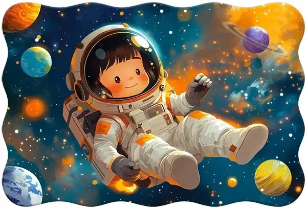 Puzzle 20 Maxi Little Astronaut CASTOR zdjęcie 1