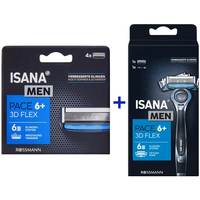 ISANA MEN PACE 6+ WKŁADY + MASZYNKA DO GOLENIA