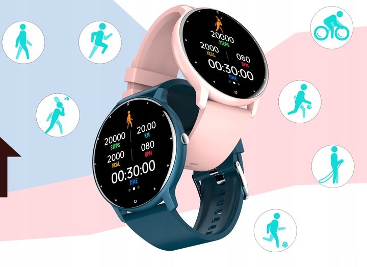 Zegarek damski SMARTWATCH Rubicon ROZMOWY SMS PULS zdjęcie 5