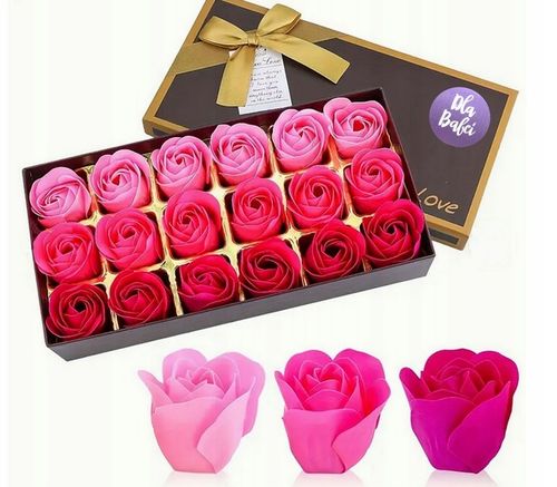 PREZENT WALENTYNKI 18szt mydełka na Arena.pl