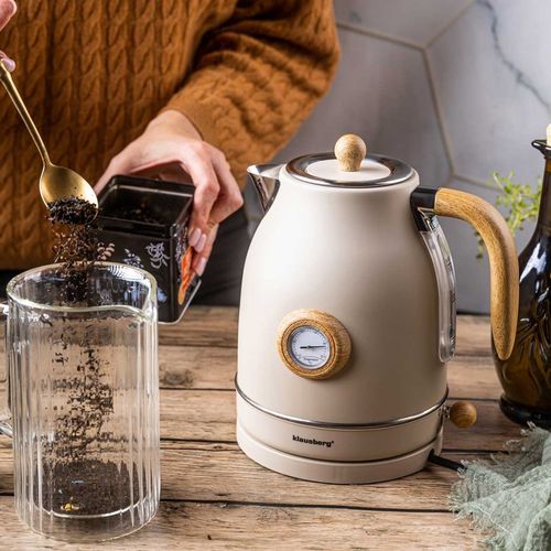 czajnik elektryczny 1,7l z termometrem klausberg kb-9006 retro na Arena.pl