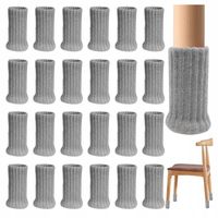 24 SZT SKARPETKI NA NOGI KRZESŁA STOŁU NAKŁADKI OCHRONNE PODKŁADKI Z