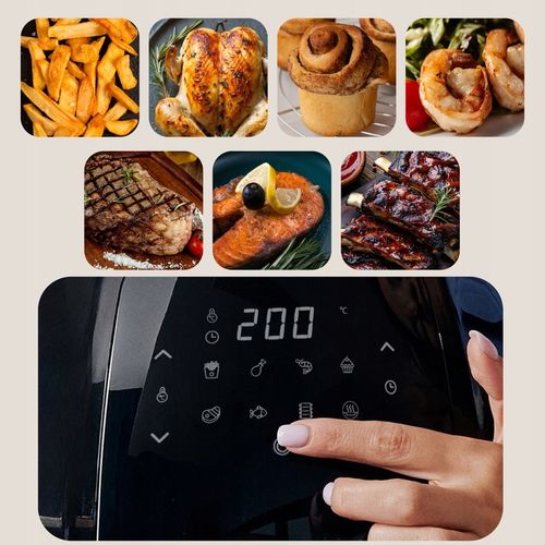 FRYTKOWNICA AIR FRYER BEZTŁUSZCZOWA FRYTOWNICA 1800W DUŻA dla 4 osób XL na Arena.pl