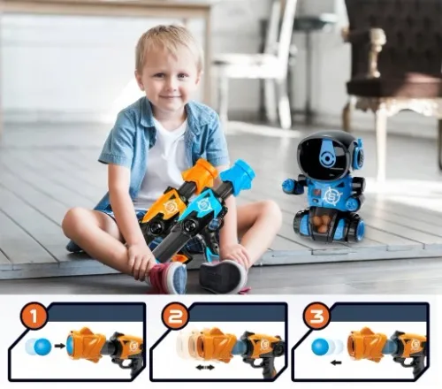 ROBOT CEL do STRZELANIA GRA 2 PISTOLETY NA KULKI na Arena.pl