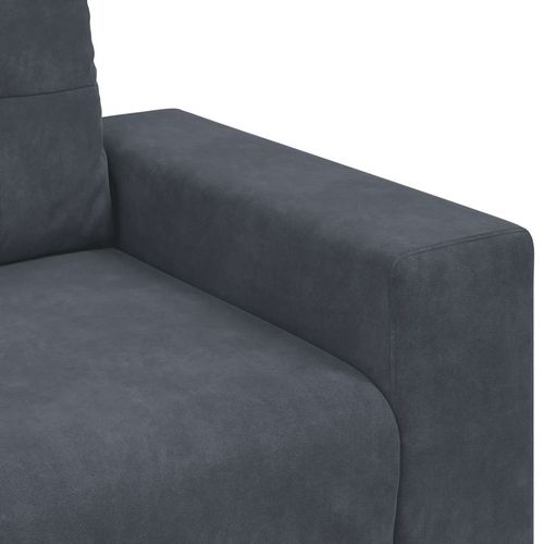 Sofa Fotel Ciemnoszary 59 cm Aksamit na Arena.pl